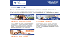 Desktop Screenshot of j3c-courtage.com