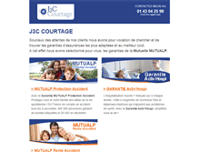 Tablet Screenshot of j3c-courtage.com